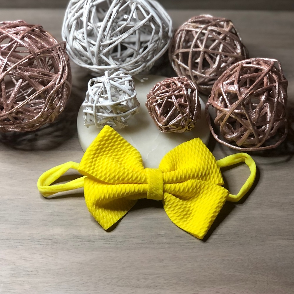 BOW HEADBANDS!! Set of 10 infant bow headbands 🌈 - Picture 8 of 10